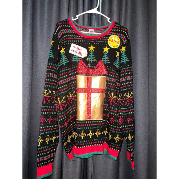Ugly Christmas Sweater Xmas Size Large - Picture 1 of 3